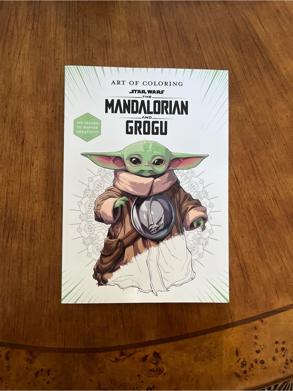Disney Star Wars The Mandalorian & Grogu Poster - White, Green, Brown